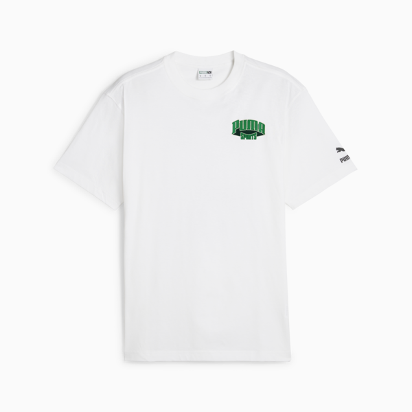 Remera gráfica PUMA Team para hombre, PUMA White, large-ARG