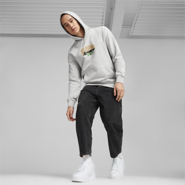 Buzo PUMA TEAM para hombre, Light Gray Heather, large-ARG