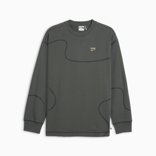 Buzo de cuello redondo RE:COLLECTION, Mineral Gray, large-ARG
