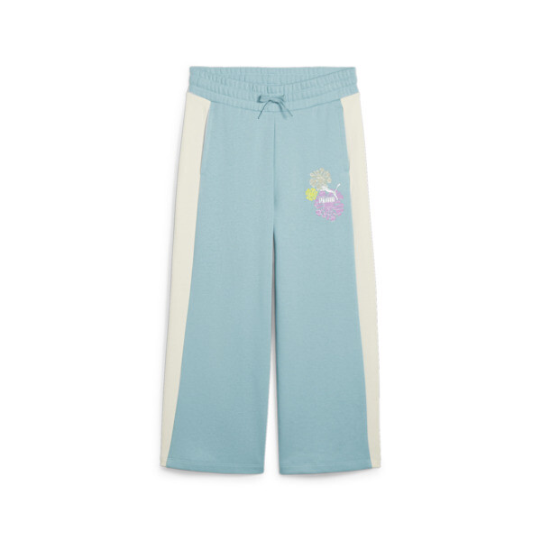 T7 SNFLR Girls' 7/8 Sweatpants, Turquoise Surf, large-ZAF