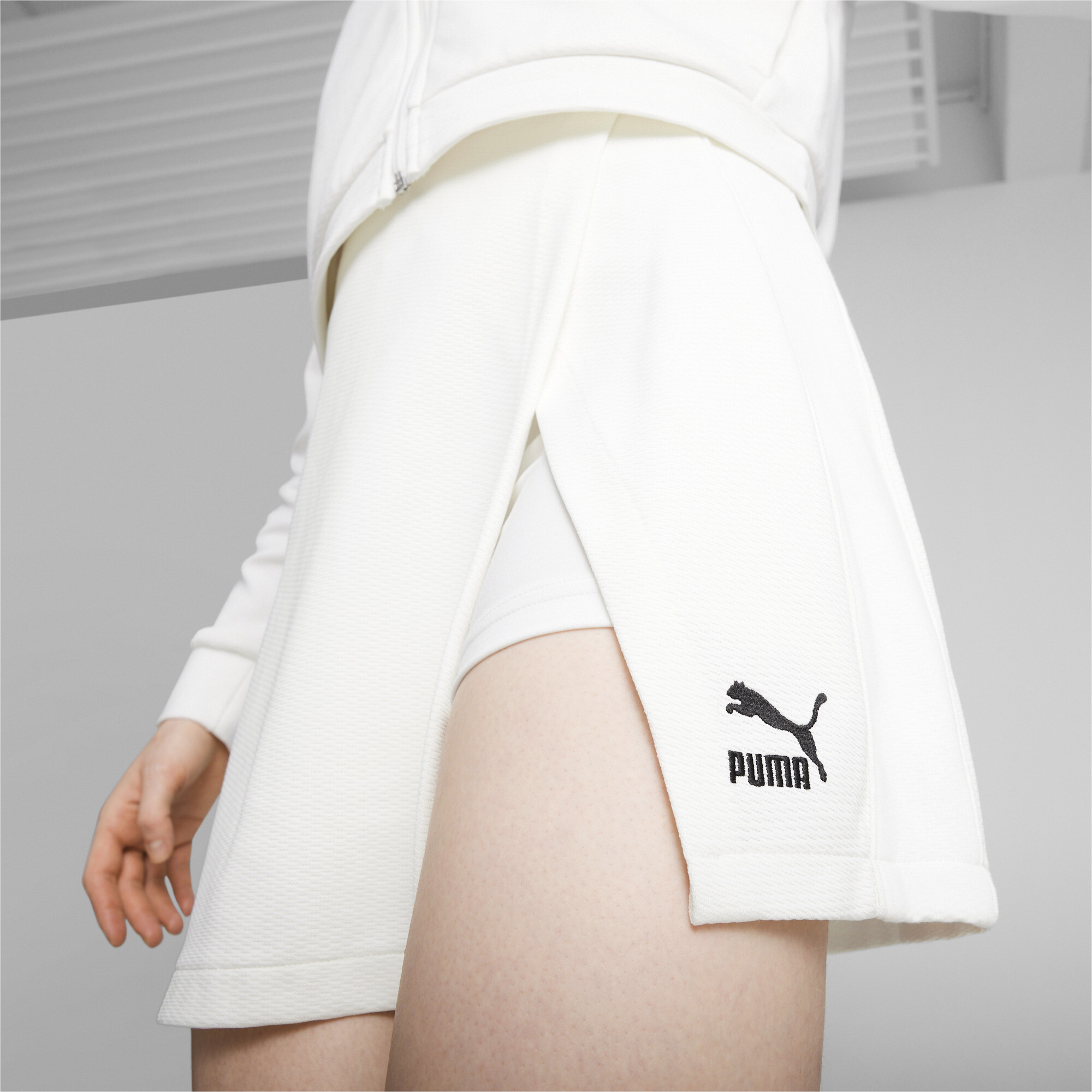Women's Puma T7's Skort, White, Size S, Clothing