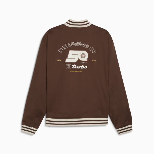 Campera estilo bomber Porsche Legacy Statement, Chestnut Brown, large-ARG