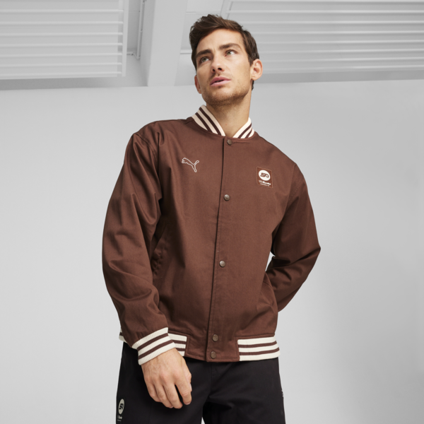 Campera estilo bomber Porsche Legacy Statement, Chestnut Brown, large-ARG