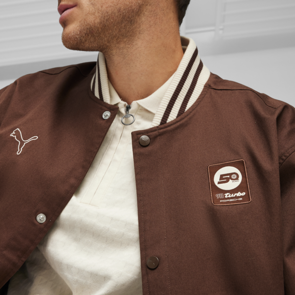 Campera estilo bomber Porsche Legacy Statement, Chestnut Brown, large-ARG