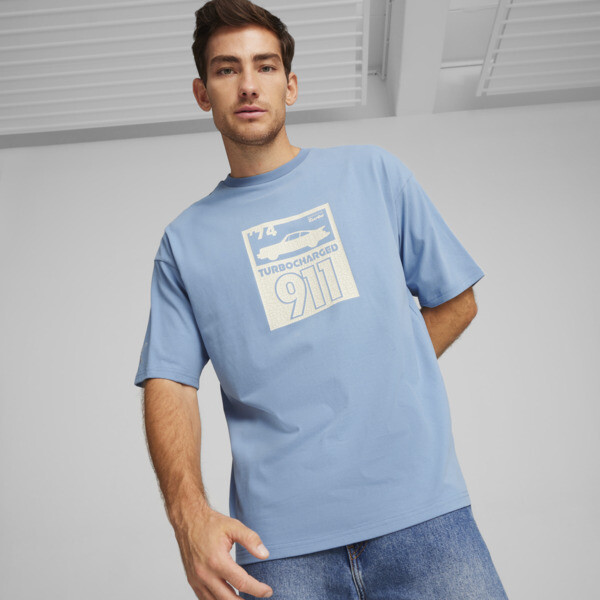 Remera Porsche Legacy Statement, Zen Blue, large-ARG