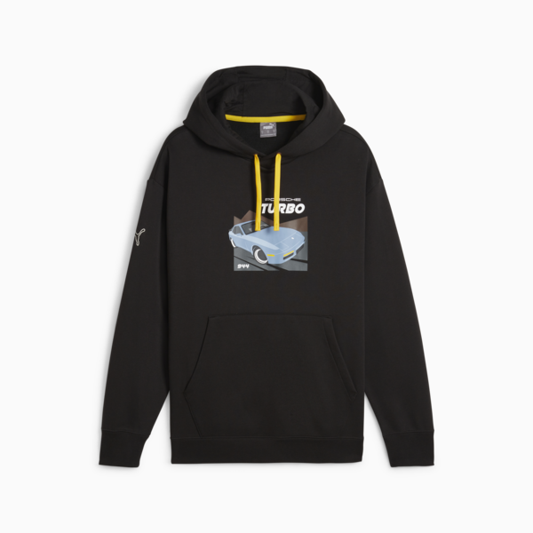 Sudadera estampada con capucha para hombre Porsche Legacy 944 Motorsport, PUMA Black, large-MEX