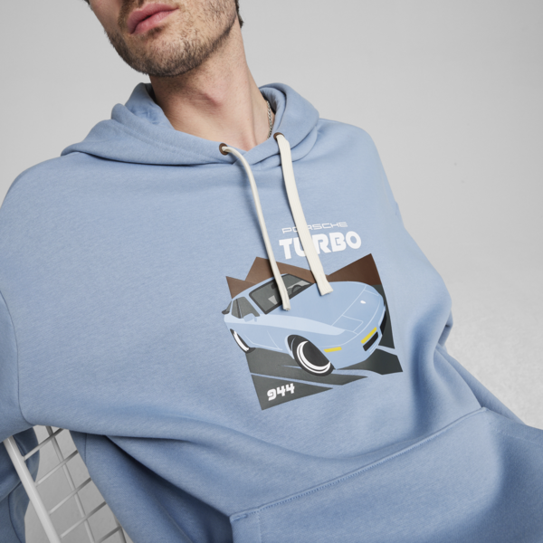 Buzo con capucha Porsche Legacy 944 Motorsport Graphic para hombre, Zen Blue, large-ARG