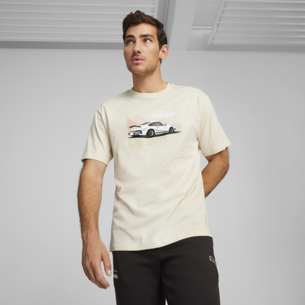 Remera Porsche Legacy 911 Motorsport Graphic para hombre, Alpine Snow, large-ARG