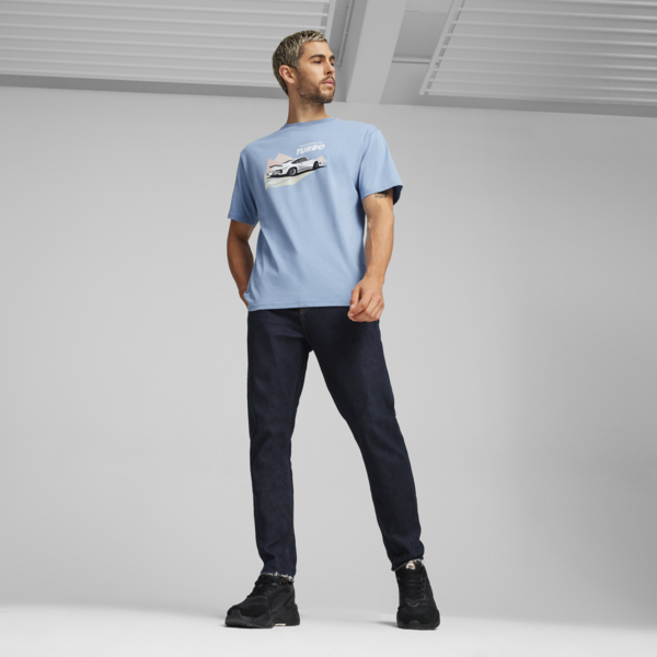 Remera Porsche Legacy 911 Motorsport Graphic para hombre, Zen Blue, large-ARG