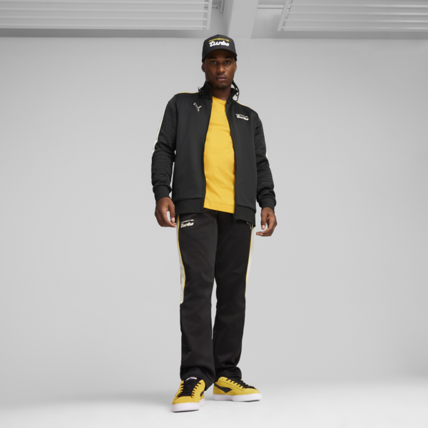 Porsche Legacy MT7 Men's Motorsport Track Jacket, PUMA Black, large-ZAF