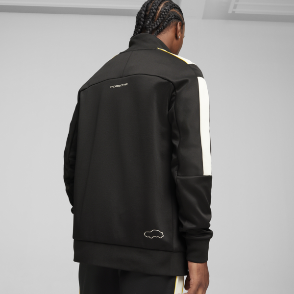 Porsche Legacy MT7 Men's Motorsport Track Jacket, PUMA Black, large-ZAF