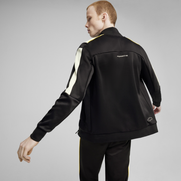 Porsche Legacy MT7 Men's Motorsport Track Jacket, PUMA Black, large-ZAF