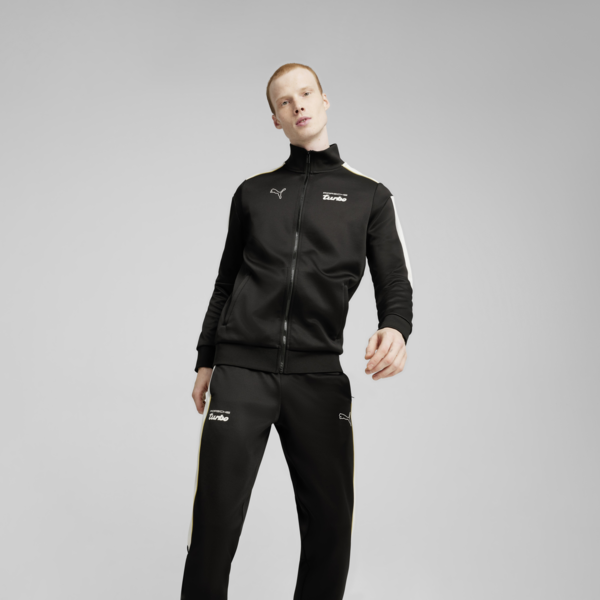 Porsche Legacy MT7 Men's Motorsport Track Pants, PUMA Black, large-ZAF