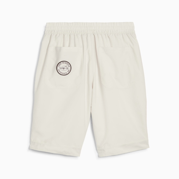 Porsche Legacy Men's Motorsport Summer Crew Shorts, Alpine Snow, large-ZAF