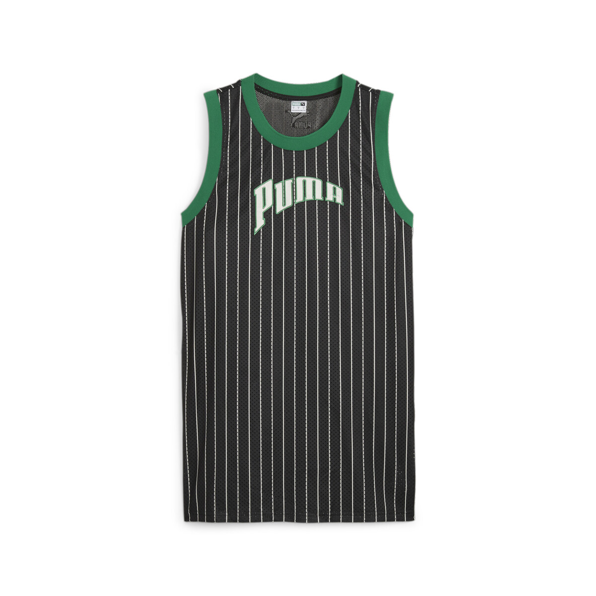 PUMA TEAM Women's Mesh Tank Top Dress in Black/Aop, Small