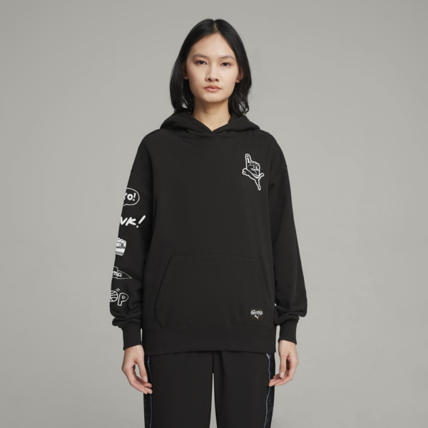 PUMA x SOPHIA CHANG Women's Hoodie, PUMA Black, large-ZAF