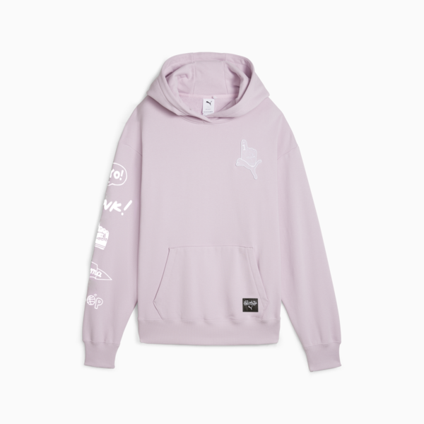 Buzo con capucha para mujer PUMA x SOPHIA CHANG, Grape Mist, large-ARG