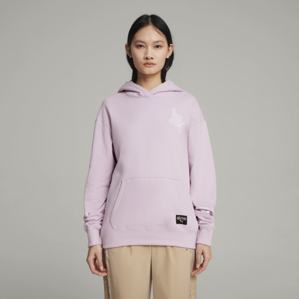 Buzo con capucha para mujer PUMA x SOPHIA CHANG, Grape Mist, large-ARG