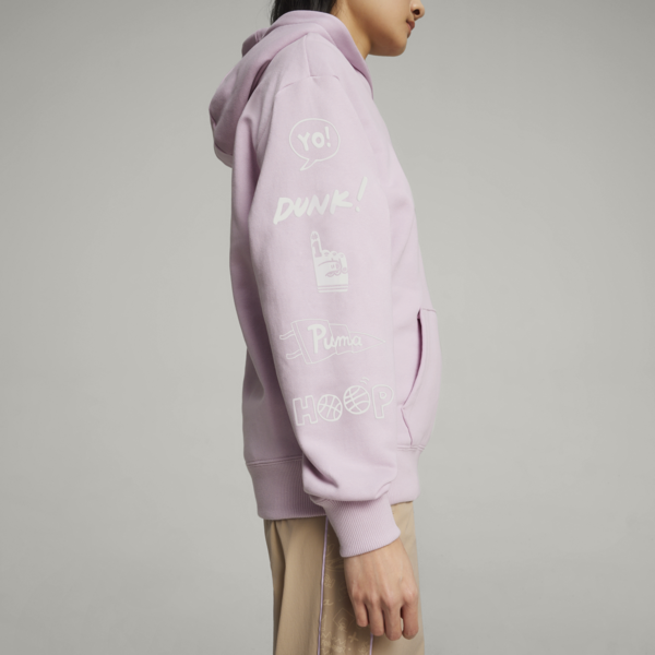 Buzo con capucha para mujer PUMA x SOPHIA CHANG, Grape Mist, large-ARG