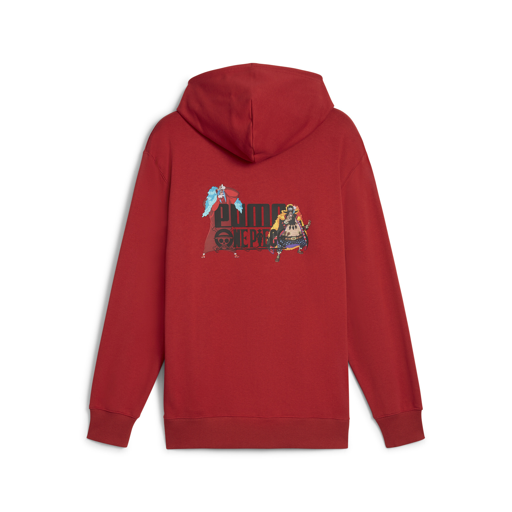 Men's Puma X ONE PIECE's Hoodie, Red, Size M, Clothing