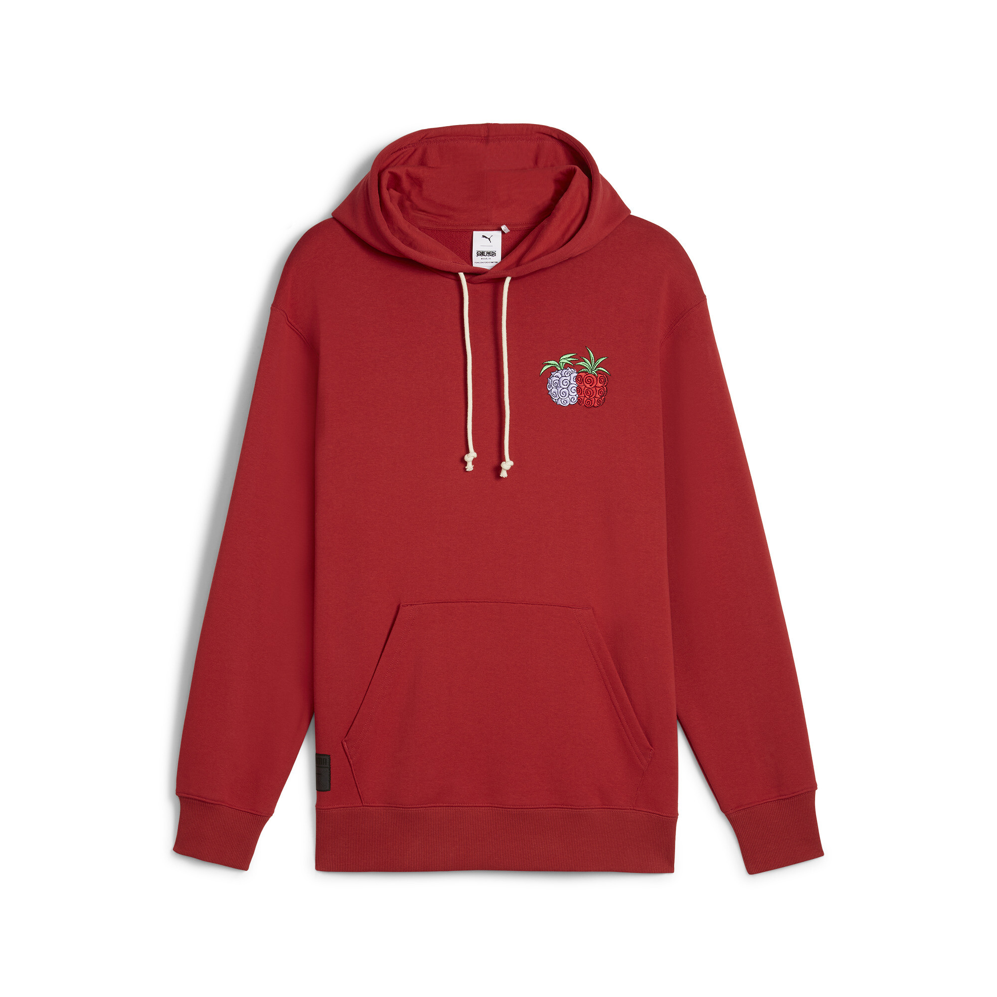 Men's Puma X ONE PIECE's Hoodie, Red, Size M, Clothing