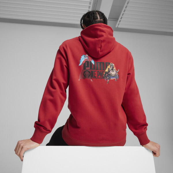 Red puma sweatshirt sale