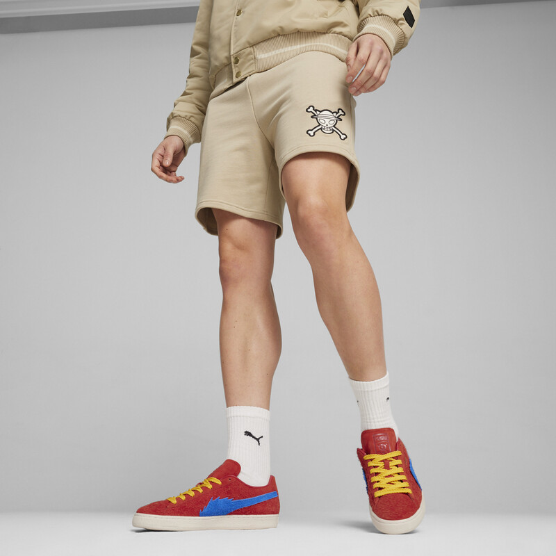 Men's PUMA X ONE PIECE Shorts in Putty size M