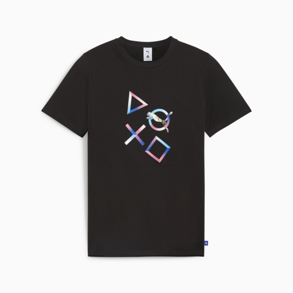 Remera PUMA x PLAYSTATION, PUMA Black, large-ARG