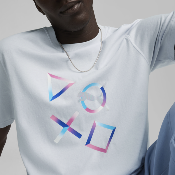 Remera PUMA x PLAYSTATION, Silver Mist, large-ARG