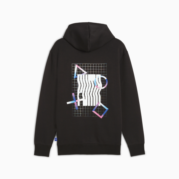 Buzo con capucha PUMA x PLAYSTATION, PUMA Black, large-ARG