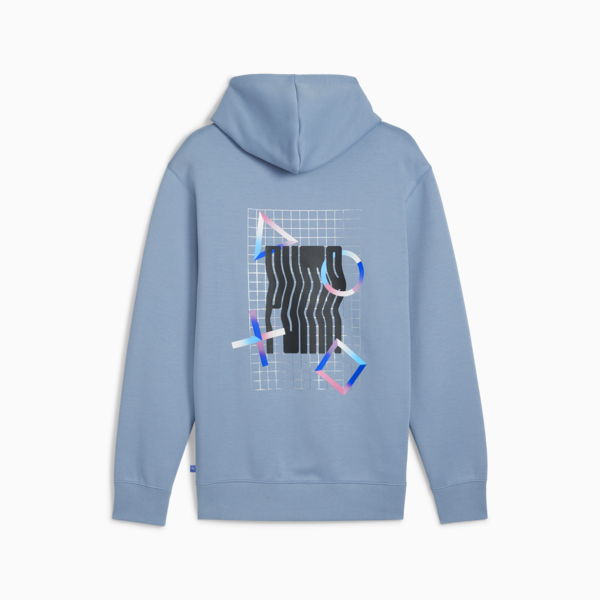 PUMA x PLAYSTATION Hoodie, Zen Blue, large-ZAF