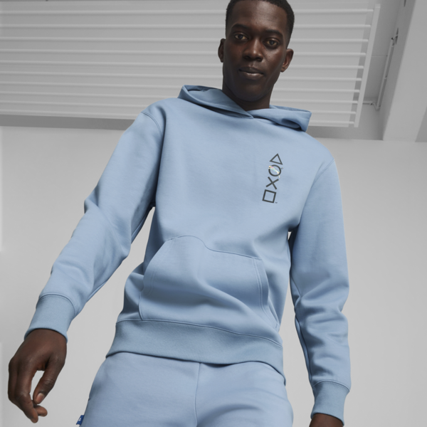 PUMA x PLAYSTATION Hoodie, Zen Blue, large-ZAF