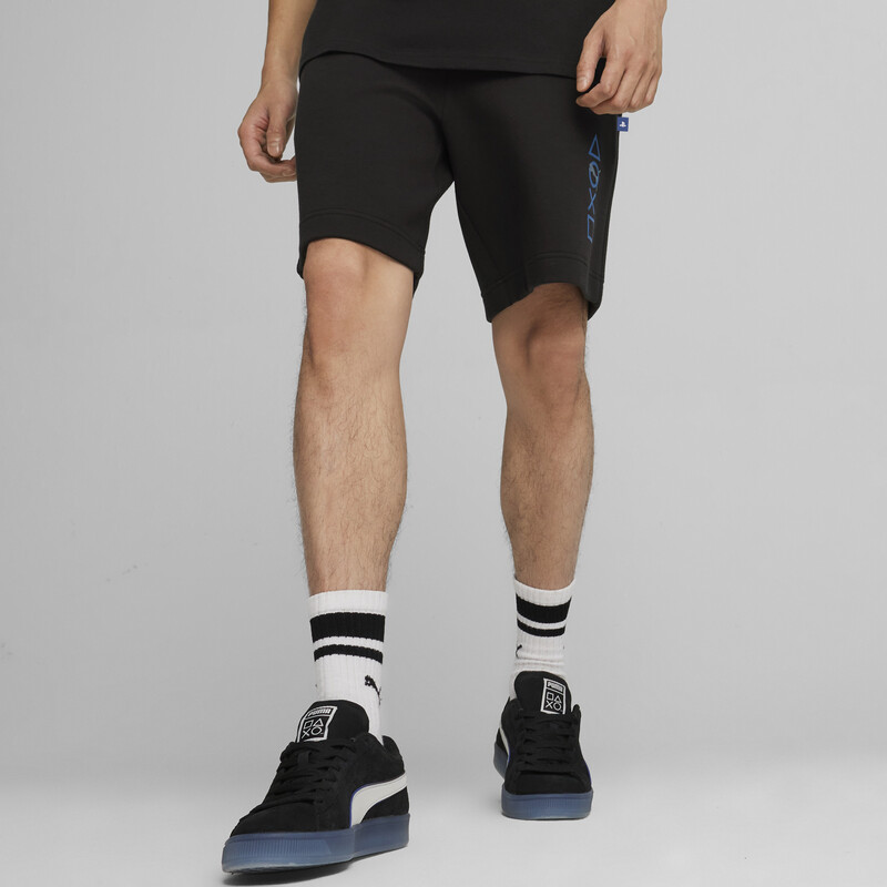 Men's PUMA X PLAYSTATION Shorts in Black size S