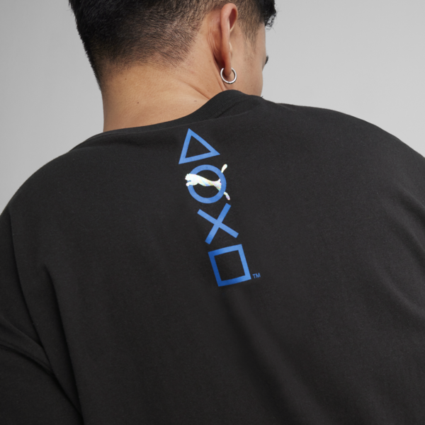 Remera PUMA x PLAYSTATION, PUMA Black, large-ARG