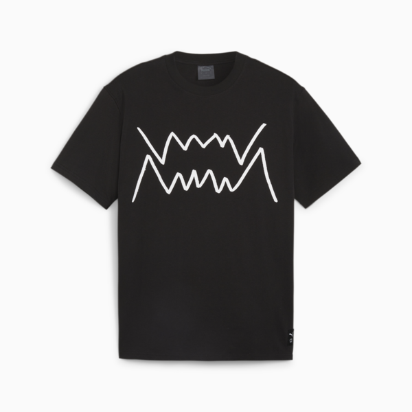 Remera de basketball Jaws Core para hombre, PUMA Black, large-ARG