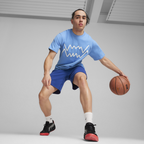 Remera de basketball Jaws Core para hombre, Blue Skies, large-ARG
