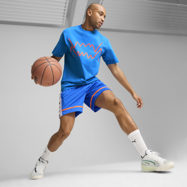 Remera de basketball Jaws Core para hombre, Ultra Blue, large-ARG
