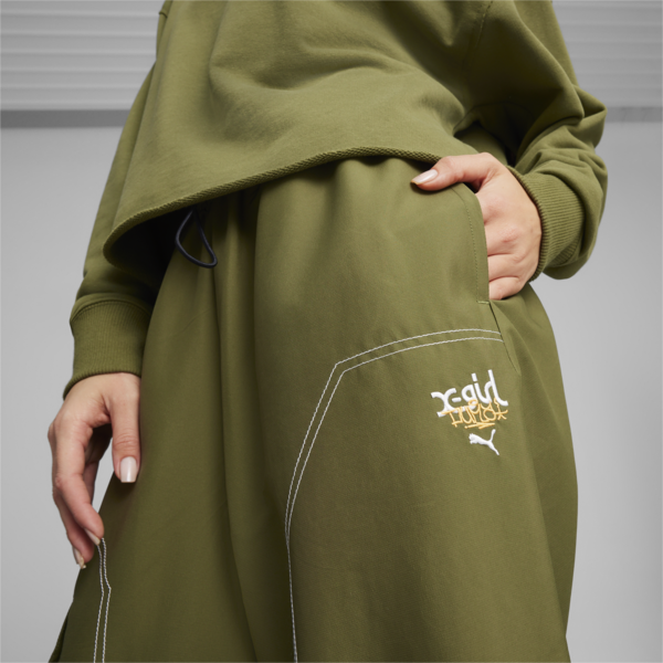 PUMA x X-GIRL Cargo Pants, Olive Green, large-ZAF
