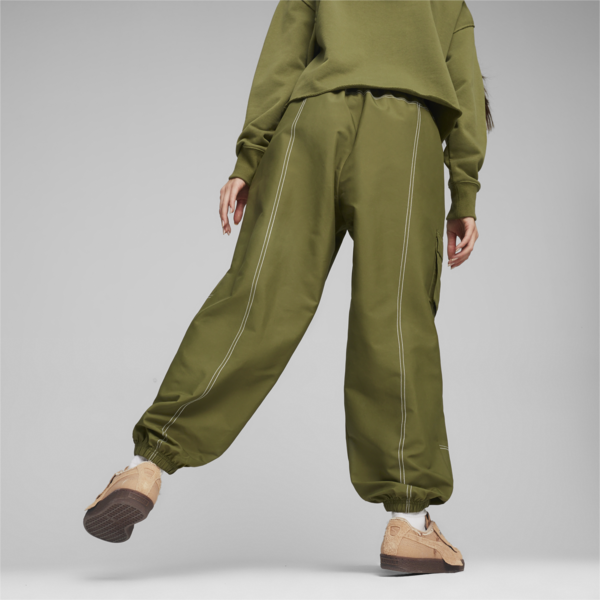 PUMA x X-GIRL Cargo Pants, Olive Green, large-ZAF