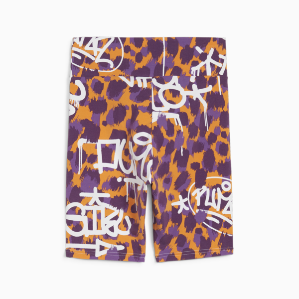 PUMA x X-GIRL Short Tights, Clementine, large-ZAF