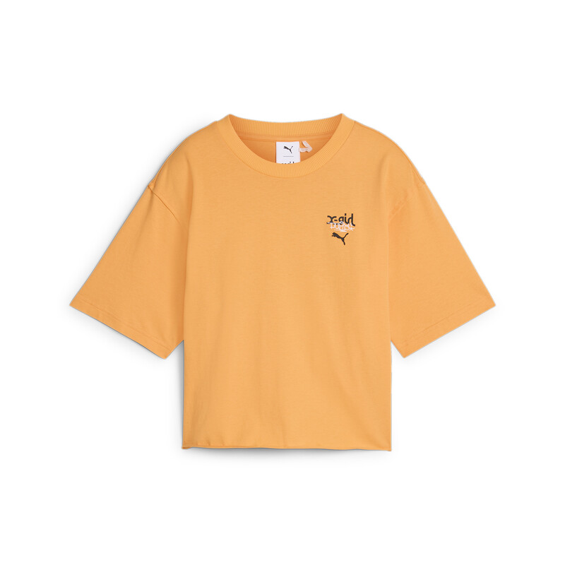 PUMA X X-GIRL T-shirt in Clementine size M