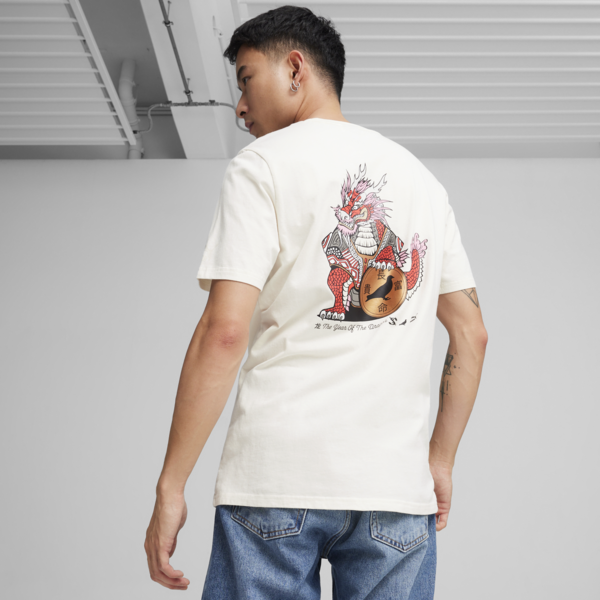 Remera PUMA x STAPLE, Warm White, large-ARG