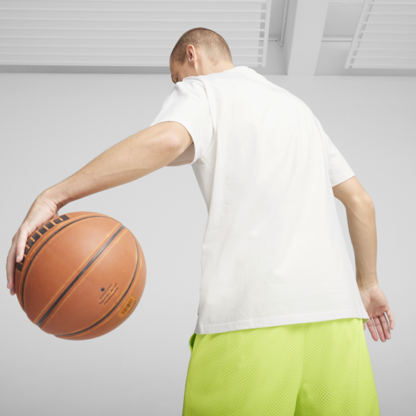 Remera Hoops Excellence para hombres, PUMA White, large-ARG