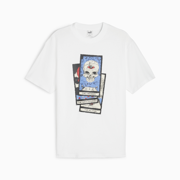 Remera debasketballHoops Deck para hombre, PUMA White, large-ARG