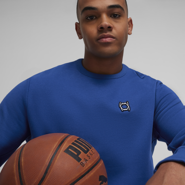 Buzo de basketball Pivot Crewneck, Cobalt Glaze, large-ARG