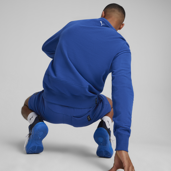 Buzo de basketball Pivot Crewneck, Cobalt Glaze, large-ARG