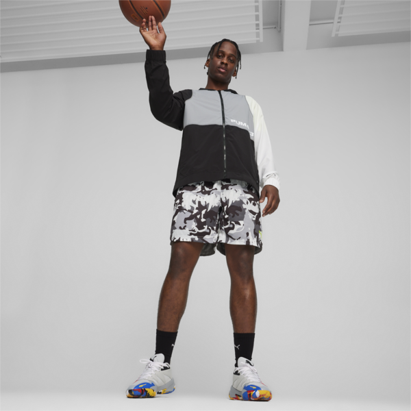 Campera de basketball Winners Circle, PUMA White-PUMA Black-Stormy Slate, large-ARG