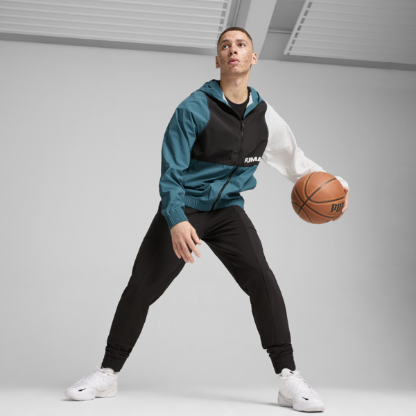 Campera de basketball Winners Circle, PUMA White-Cold Green-PUMA Black, large-ARG