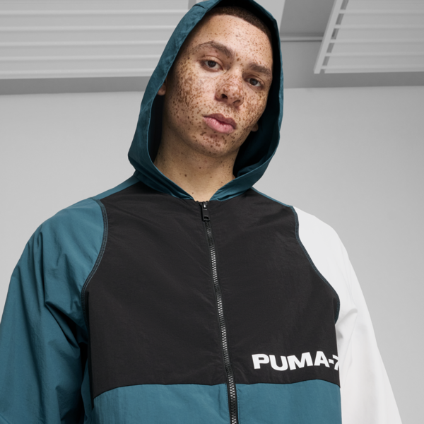 Campera de basketball Winners Circle, PUMA White-Cold Green-PUMA Black, large-ARG