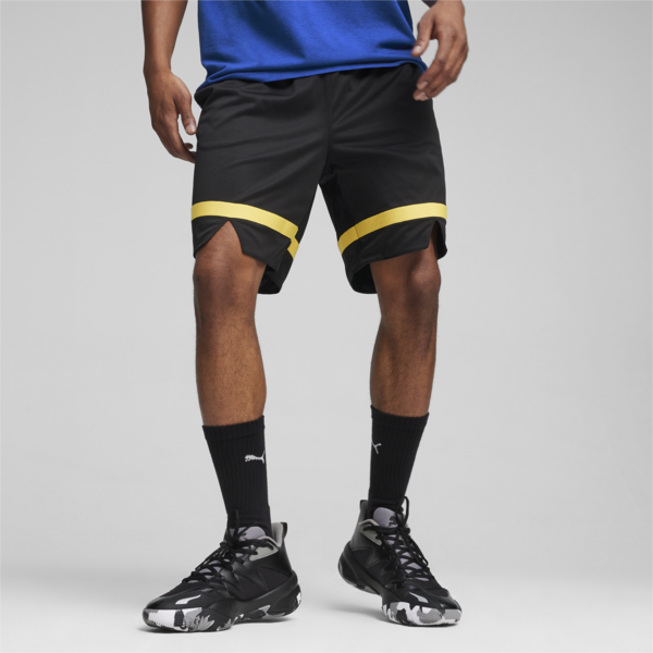 The Golden Ticket Men's Basketball Shorts, PUMA Black, large-ZAF